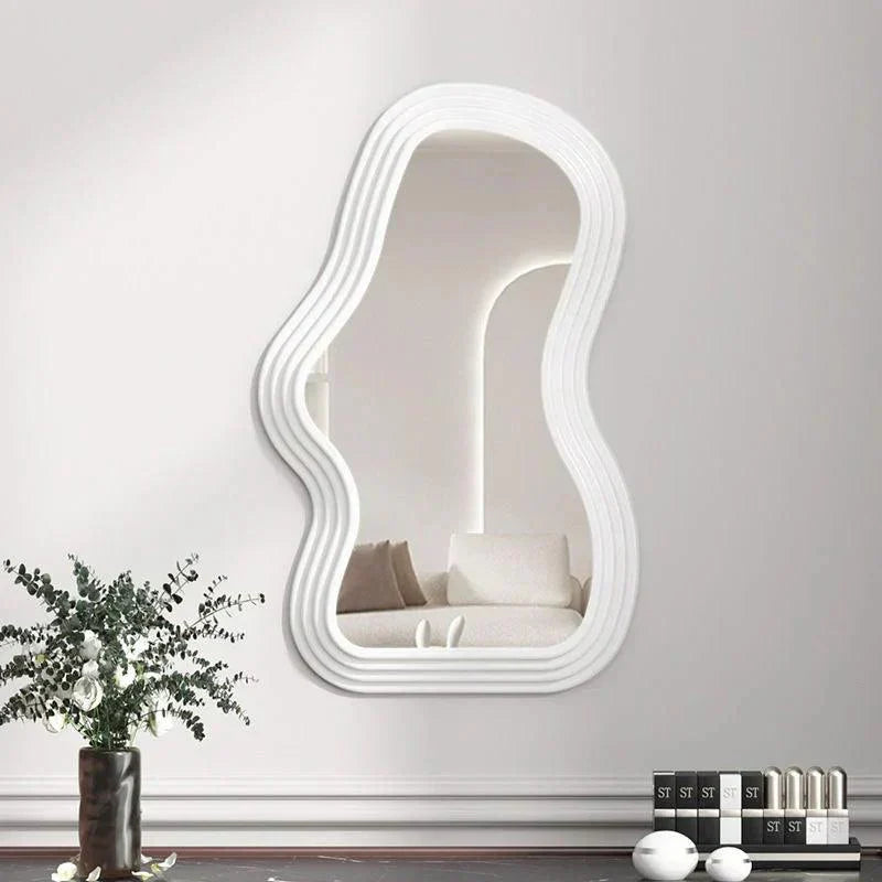 Miroir en forme de nuage, design moderne, 26 × 41 cm