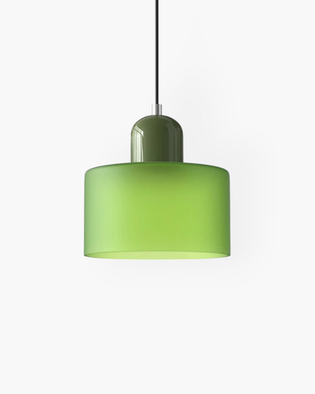 Petite suspension en verre coloré, 15 cm