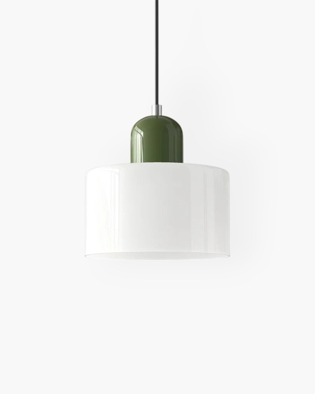 Petite suspension en verre coloré, 15 cm