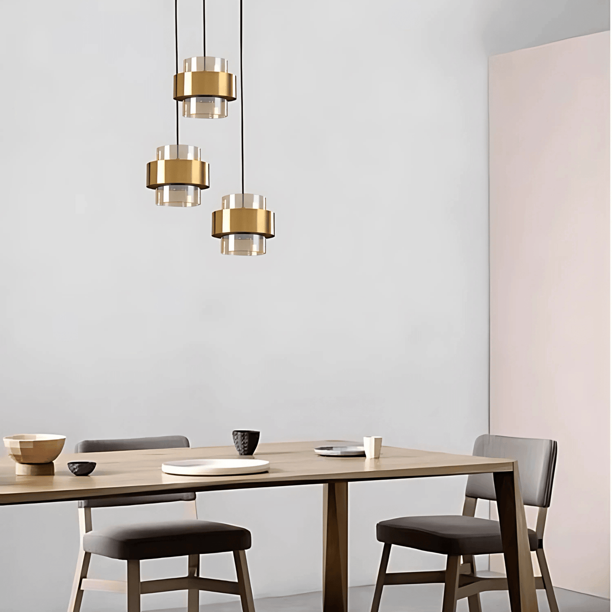 Cylindrical Tinted Glass Light, G9