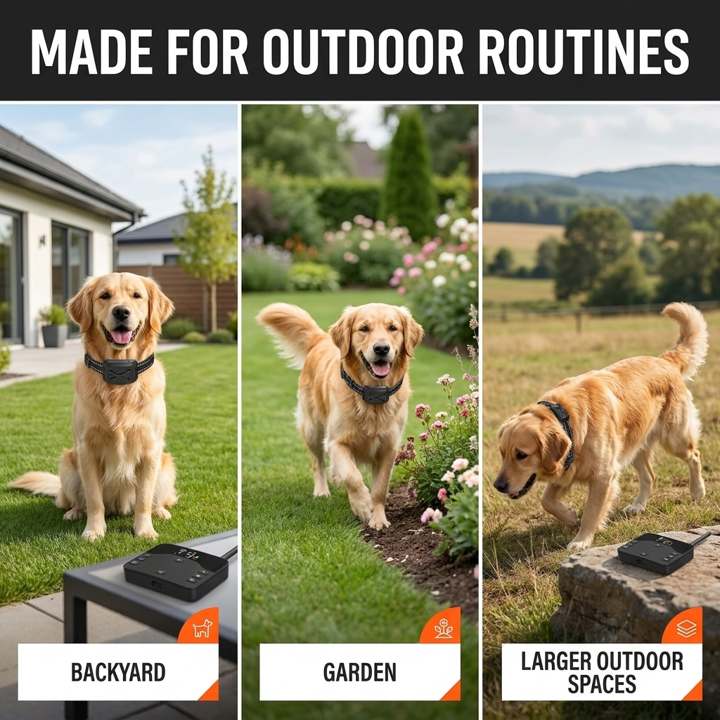 Clôture sans fil pour chien, portée 9 à 240 m