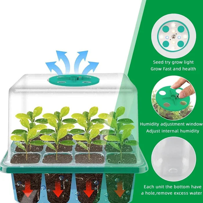 Nursery Pot with Seedling Lamp