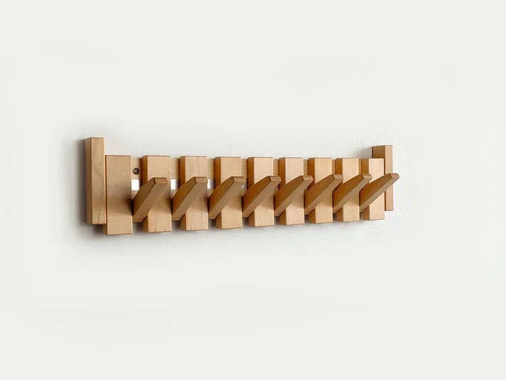 Portemanteau Mural en Bois Design Piano