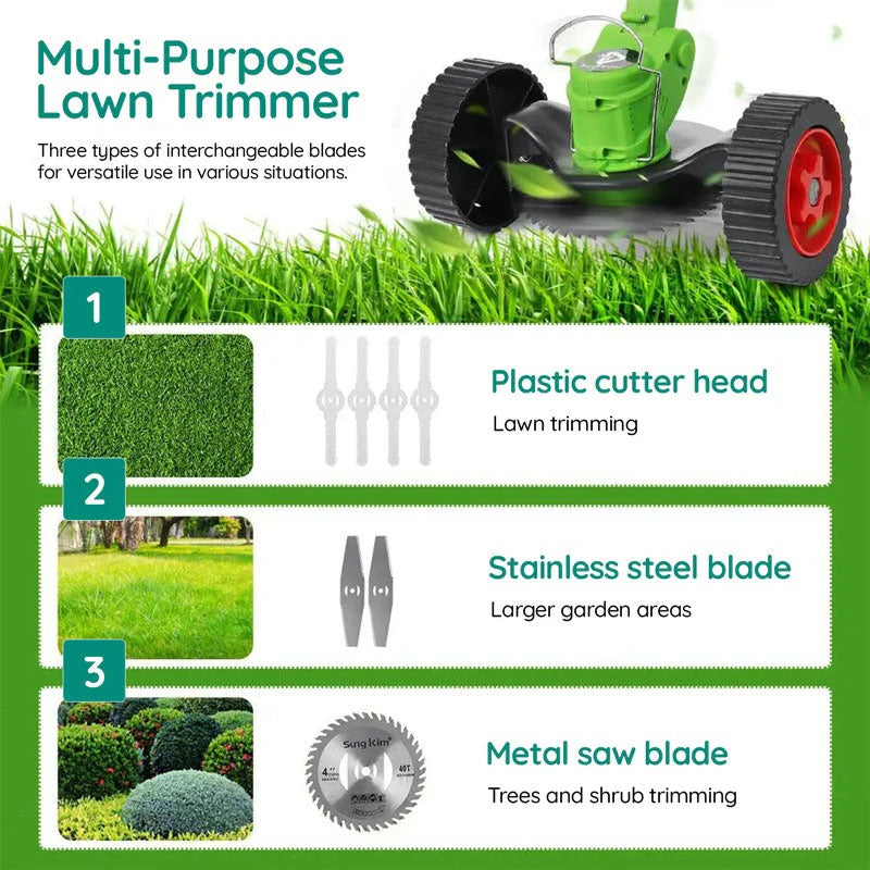 Powerful Cordless Electric Trimmer