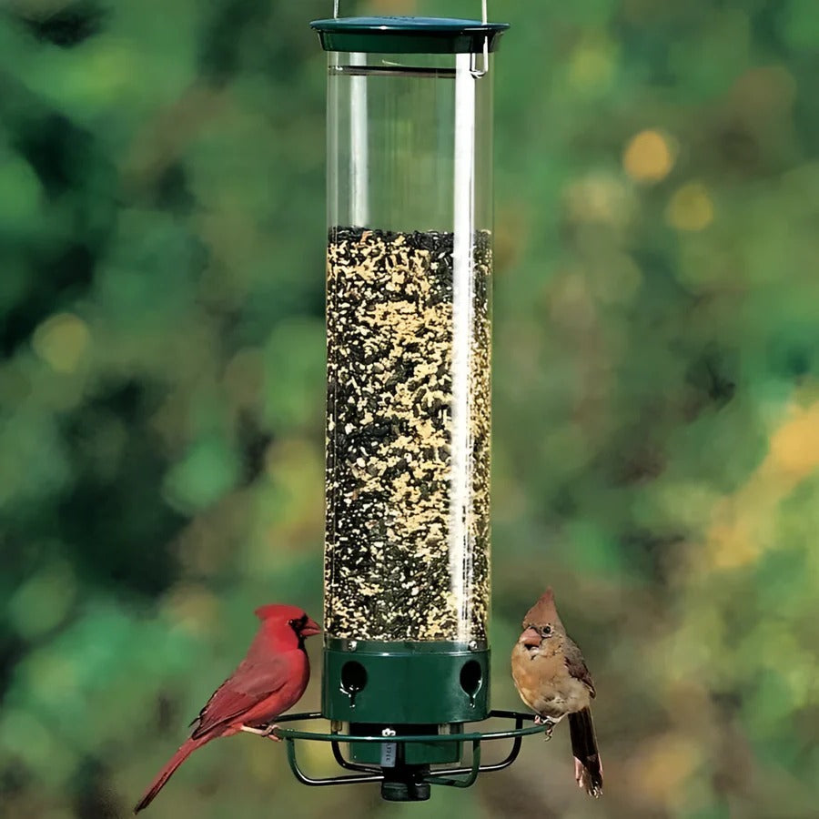 Squirrel-Resistant Bird Feeder with 4 Ports
