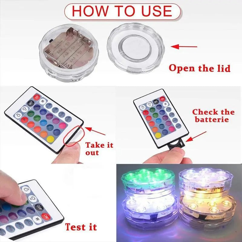Lumières LED Submersibles
