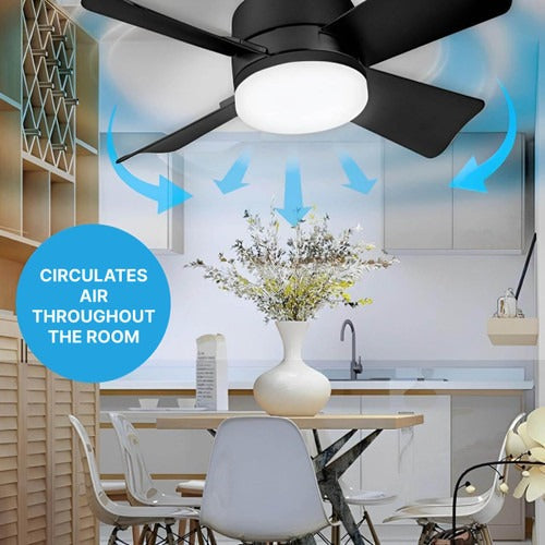 Ventilateur de plafond discret