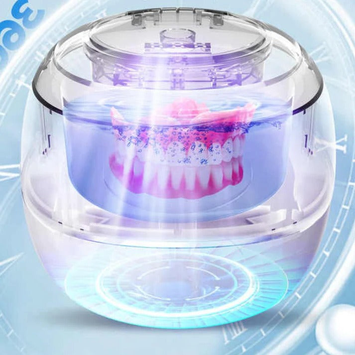 Machine nettoyeur ultrasonique prothèse dentaire portable