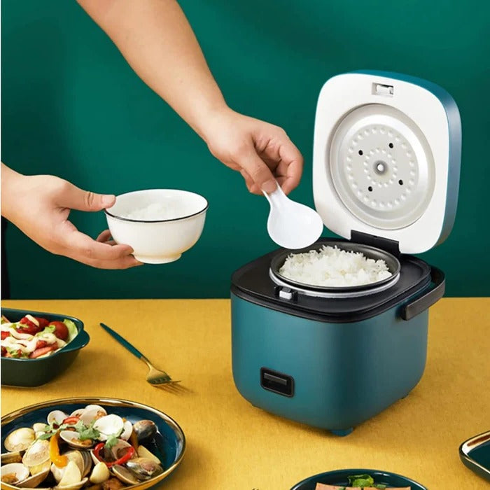 Mini Rice Cooker with Steamer Tray