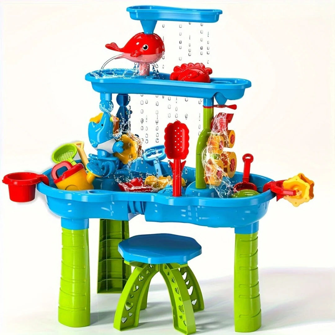 3-in-1 Sand and Water Table for Kids