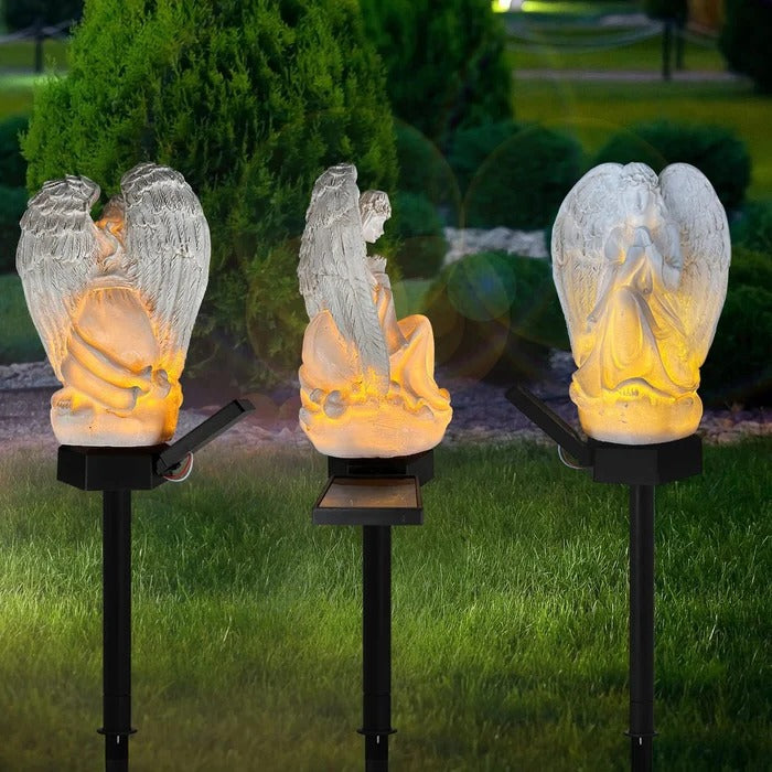 Lampe Ange Solaire de Jardin