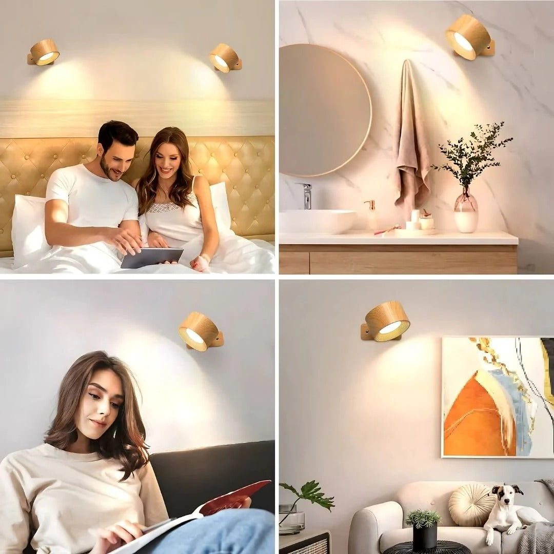 Applique Murale Rechargeable Rotation 360