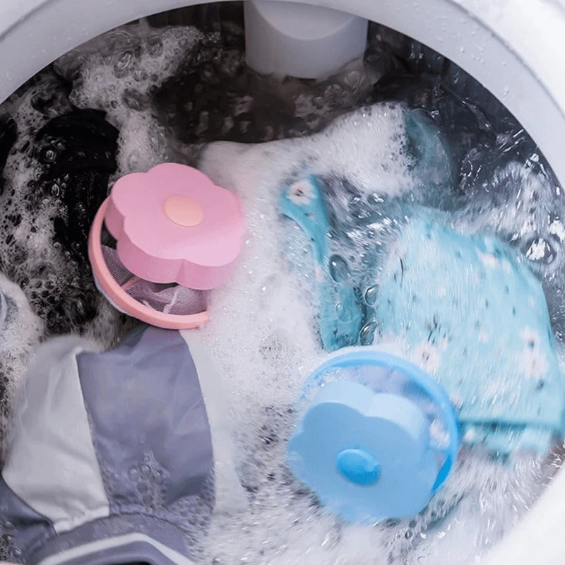 Collecteur peluches et poils en machine à laver