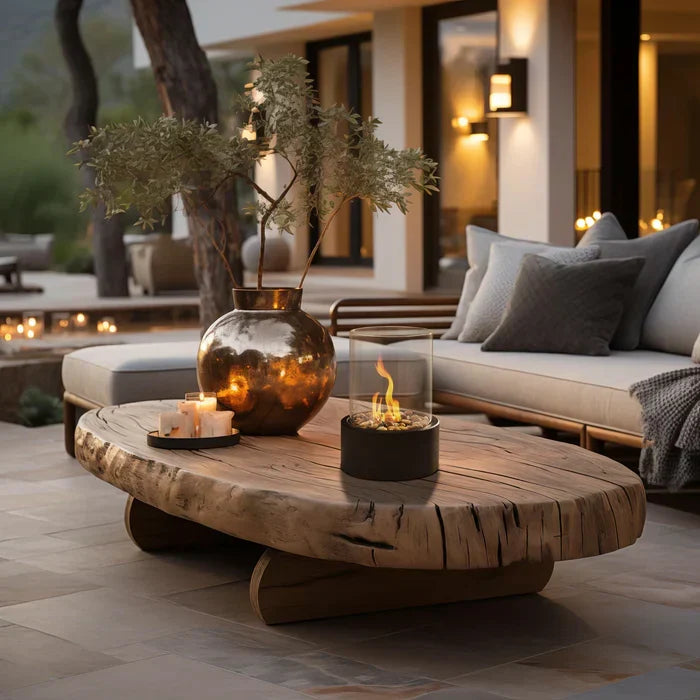 GlowLuxe - Lanterne à Flamme de Table