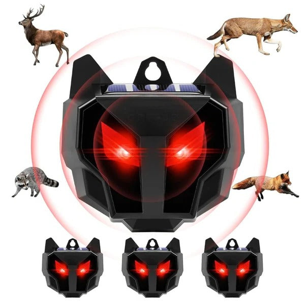 Répulsif Solaire Animaux Nocturnes - Lot de 2