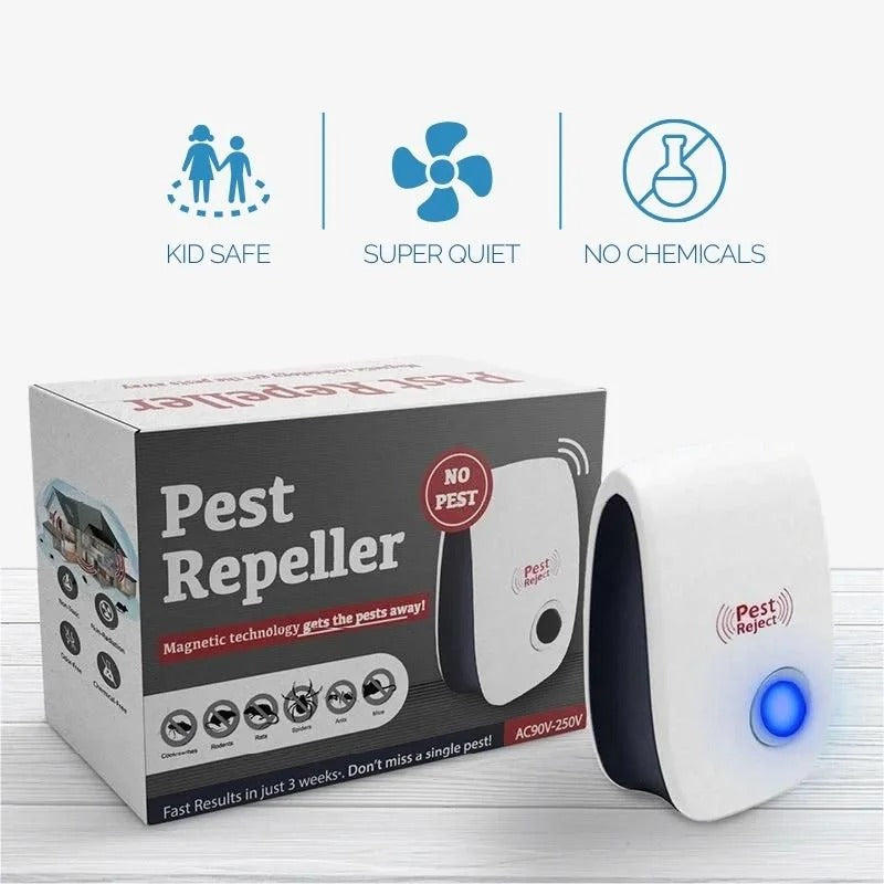Répulsif Ultrasonique Antiparasitaire Maison Elmora