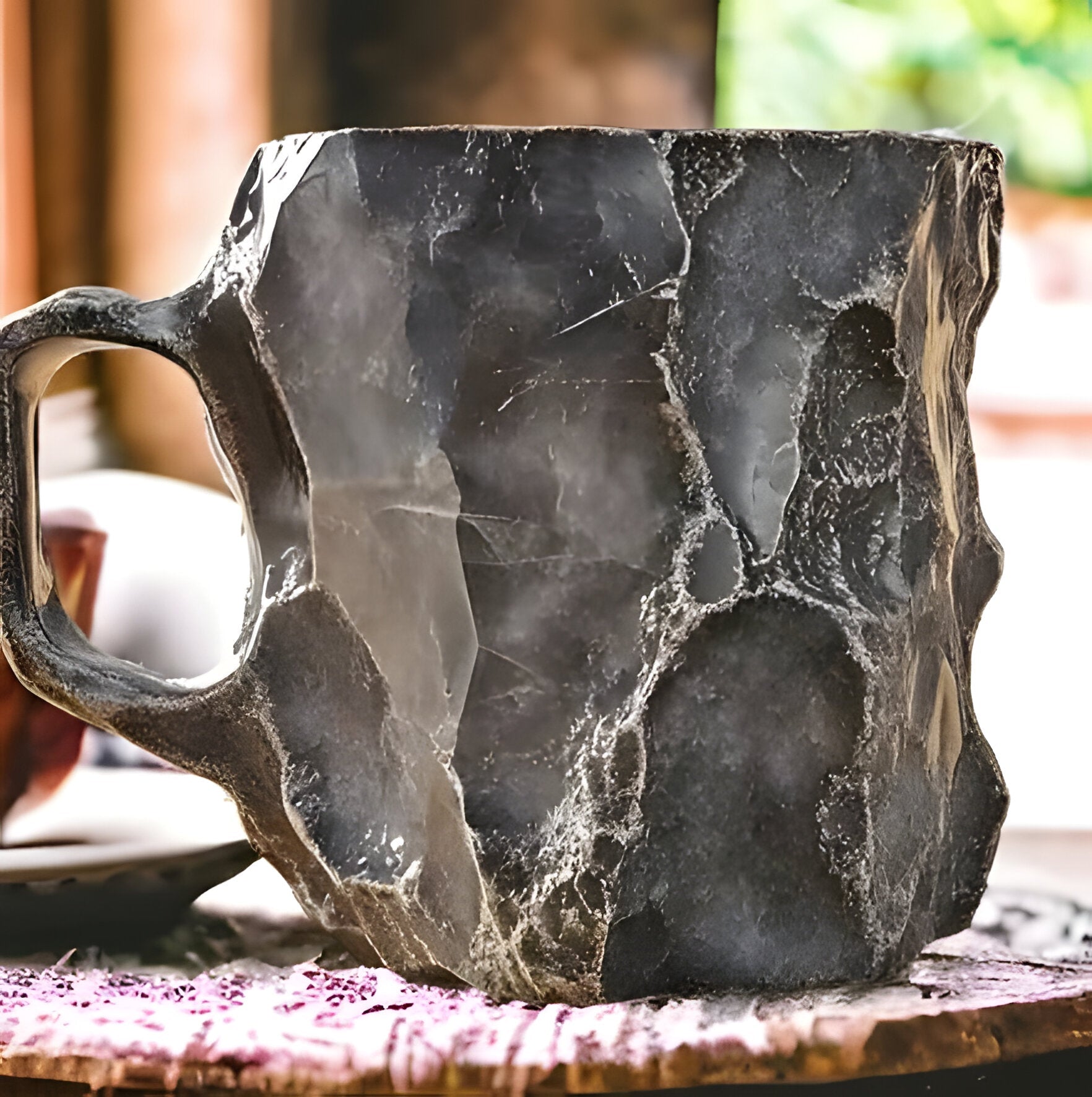 Mugs effet cristal aux teintes minerales