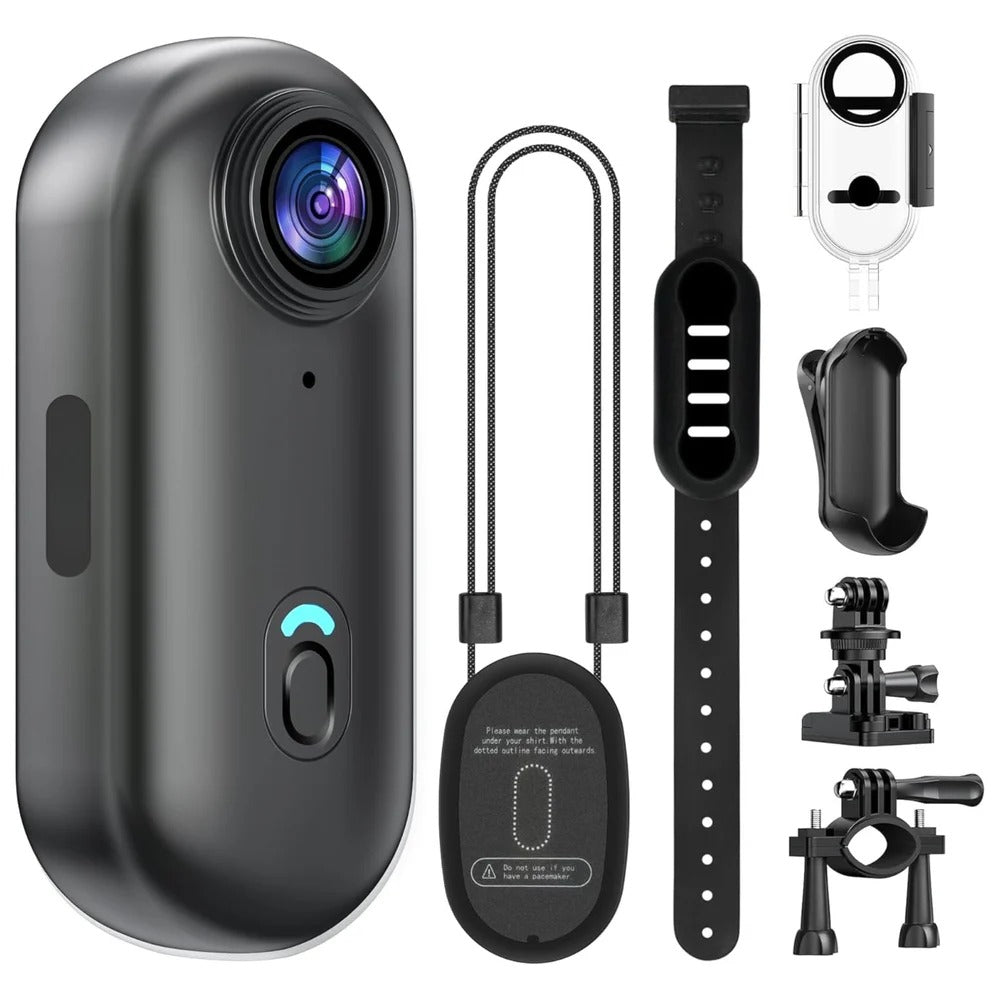 Mini 4K Magnetic Action Camera, 128 GB