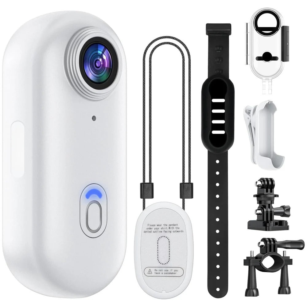 Mini 4K Magnetic Action Camera, 128 GB