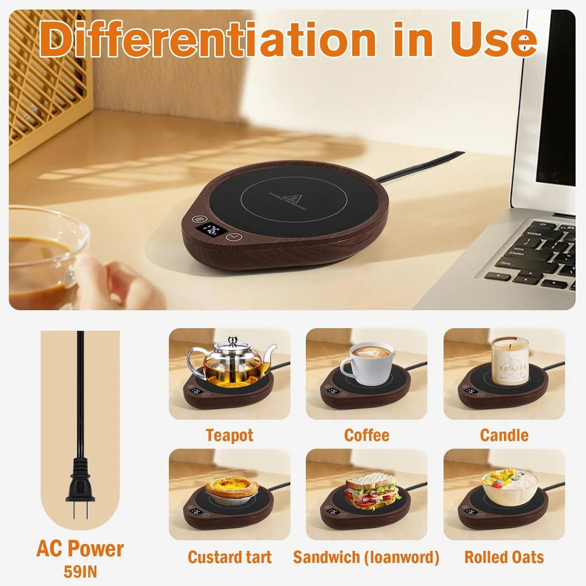 Coffee Mug Warmer Set with Mug Included