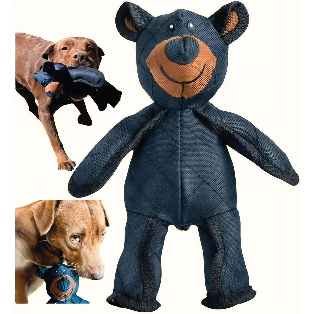 Jouet ours pour chien, conçu pour les mâcheurs intensifs