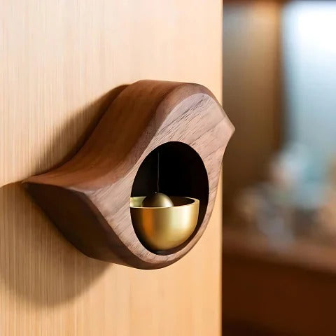 Carillon de porte en bois décoratif