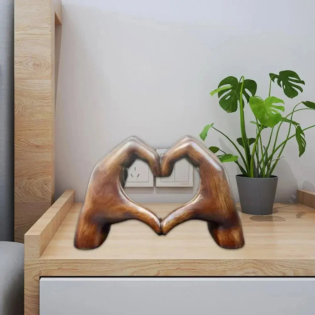 Figurine Cœur en Bois Naturel