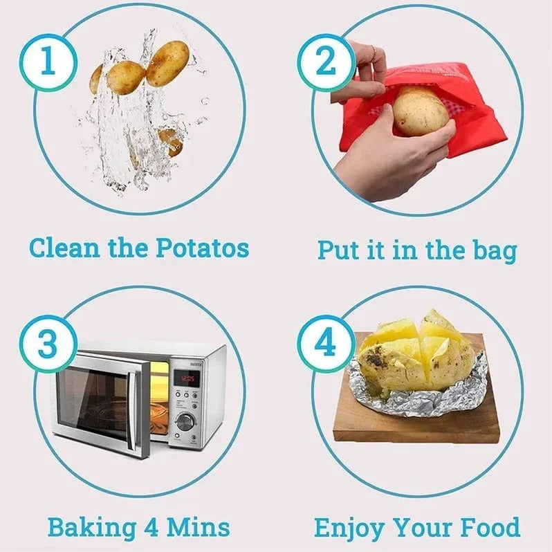 Microwave Potato Cooking Bag – Maison Elmora