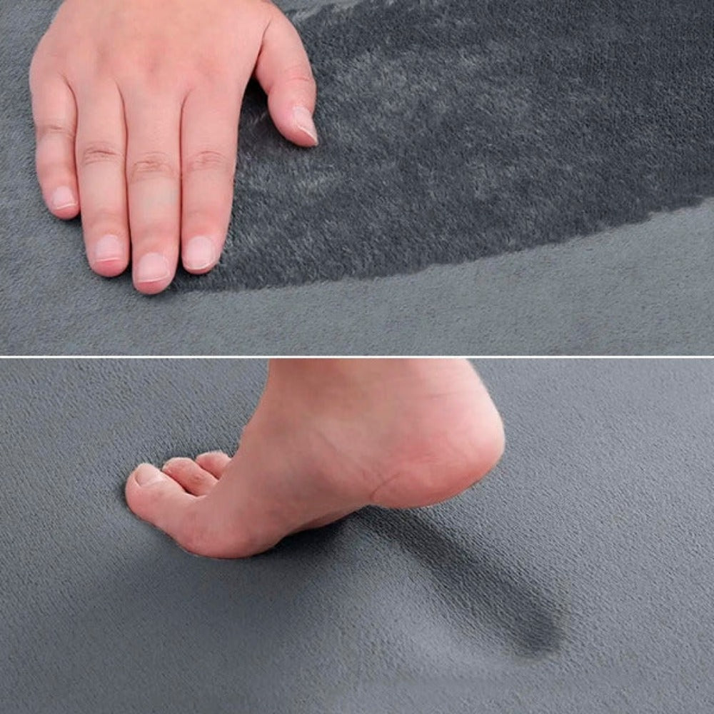 Tapis de bain en mousse à mémoire de forme, antidérapant