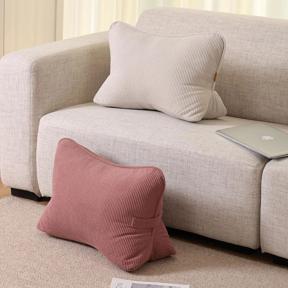 Coussin de lecture traversin pour lit et canapé