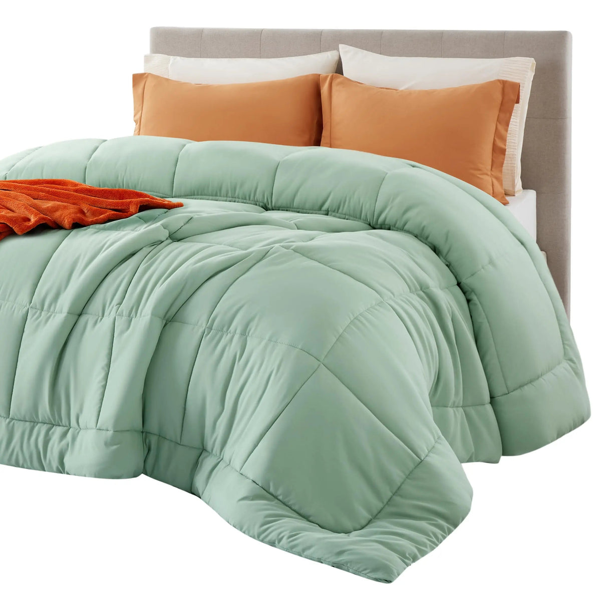 Couette synthétique surpiquée avec boucles d'angle