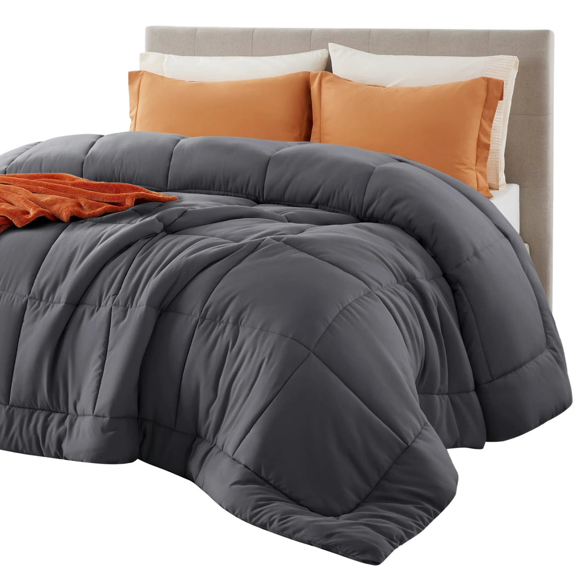 Couette synthétique surpiquée avec boucles d'angle