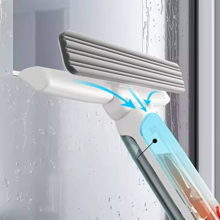 Lave-vitre télescopique à long manche