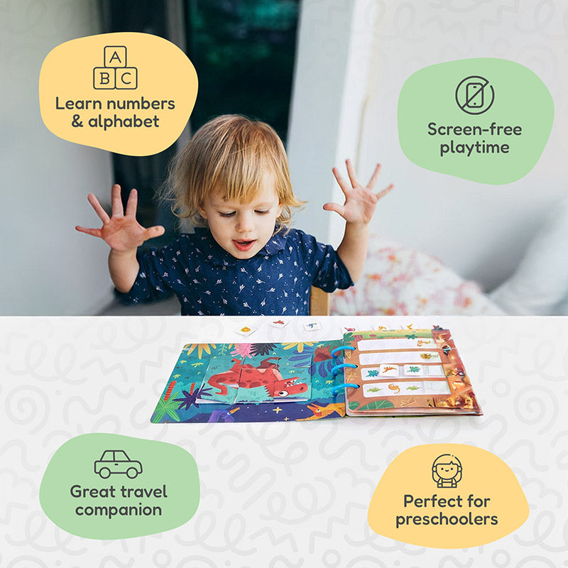 Sticker Activity Book, 4 Themes, from 3 Years