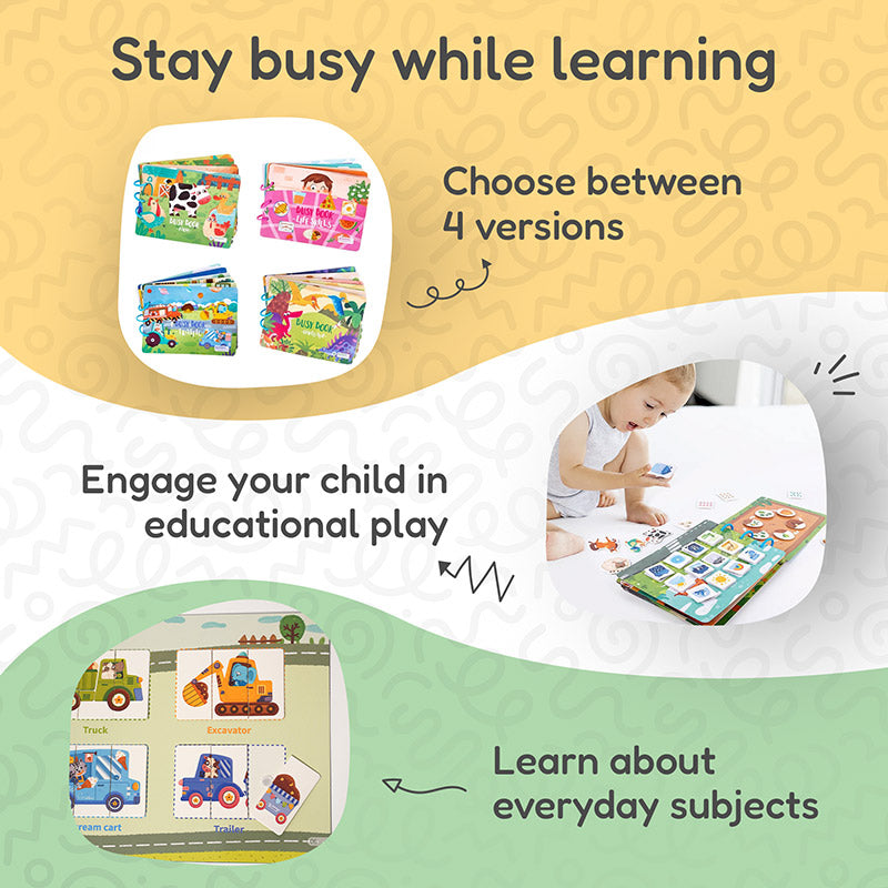 Sticker Activity Book, 4 Themes, from 3 Years