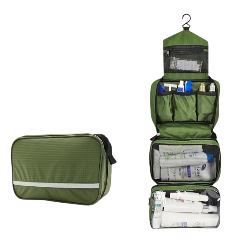 Trousse de Toilette Suspendue à Compartiments