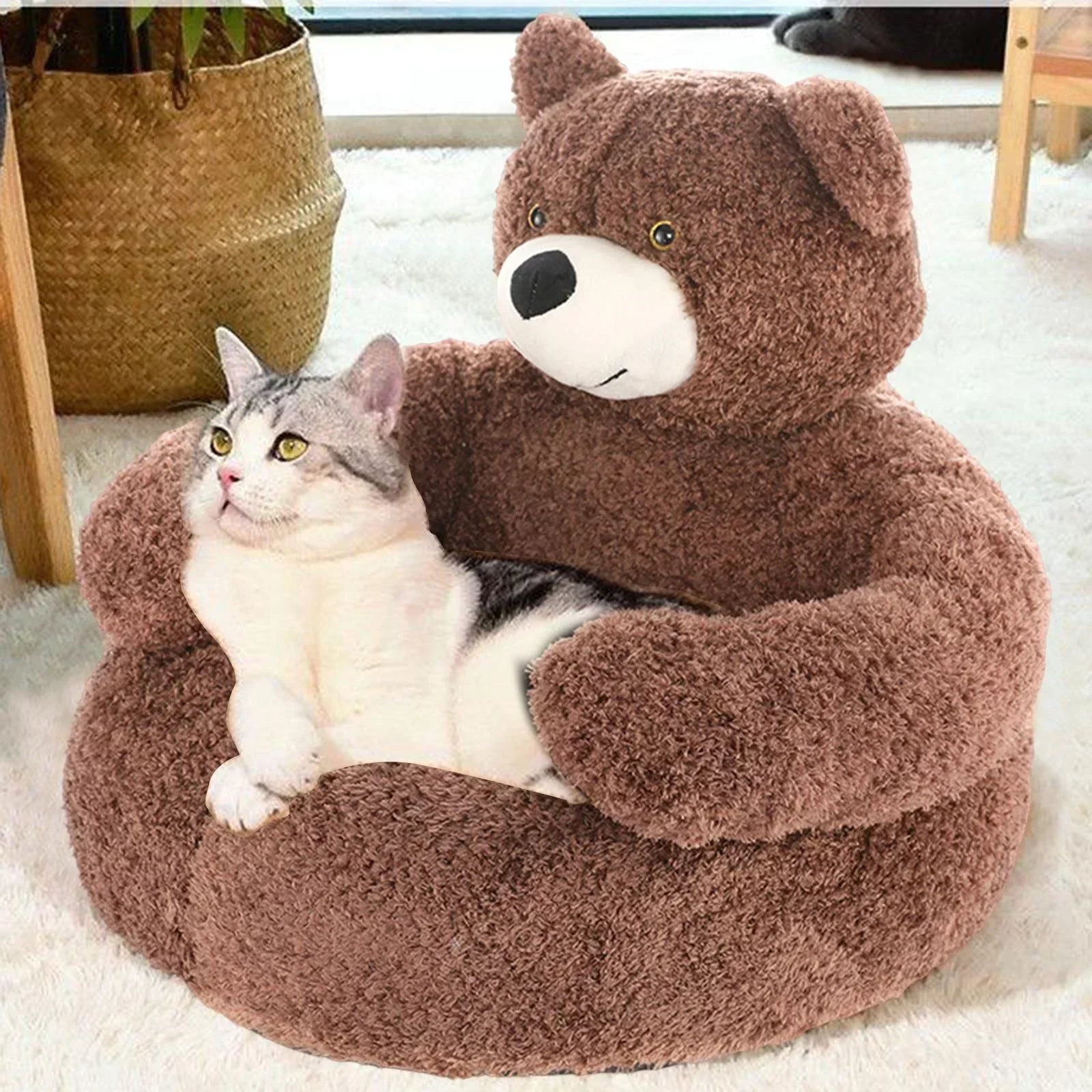 Plushella Lit Douillet de Luxe pour Chat