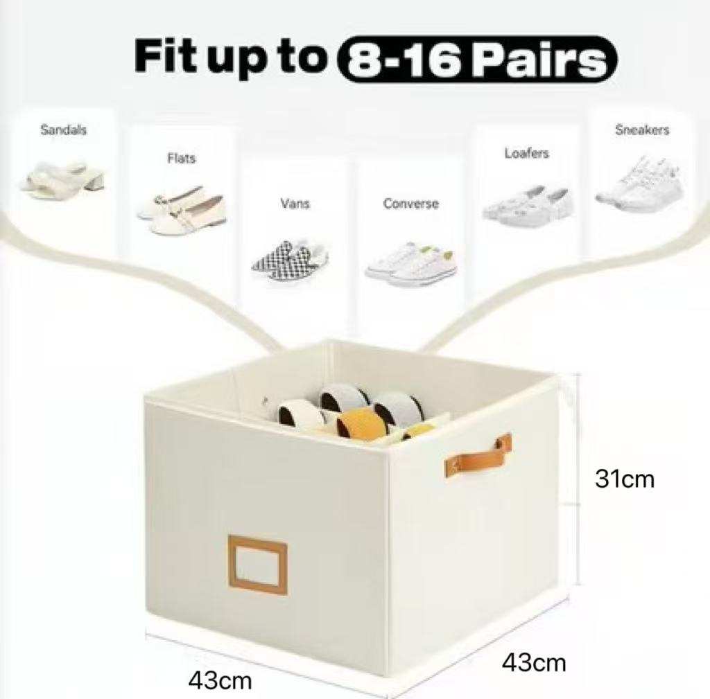 Organisateur à chaussures pliable en tissu