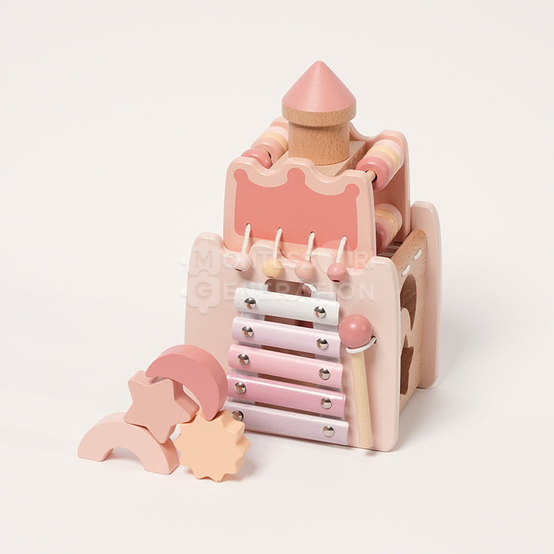 Wooden Activity Castle with Xylophone, Ages 3+