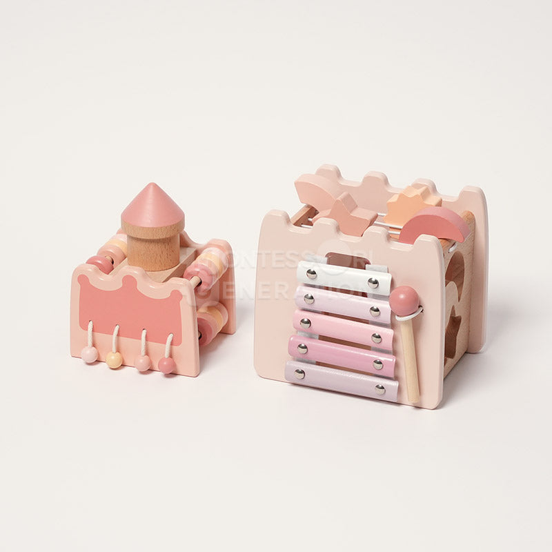 Wooden Activity Castle with Xylophone, Ages 3+