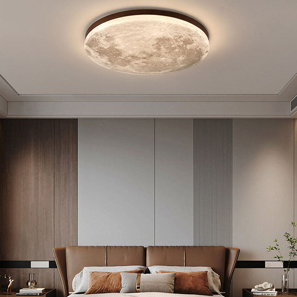 Moon Relief LED Ceiling Light, 3 Diameters