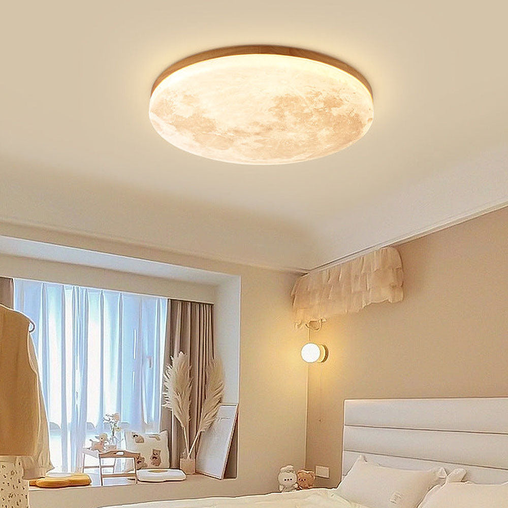Moon Relief LED Ceiling Light, 3 Diameters