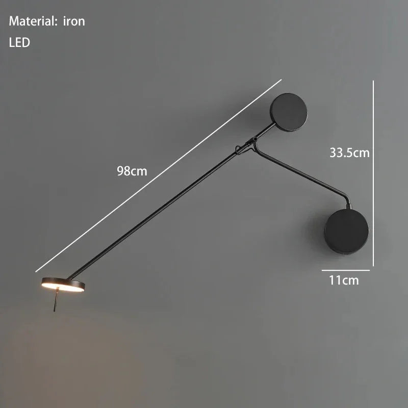 Melina Long Arm Wall Lamp