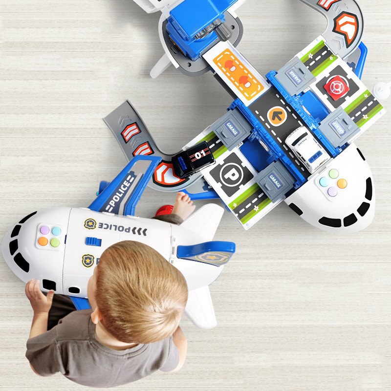 Kids' Airplane Playset, 20 Pieces with Vehicles