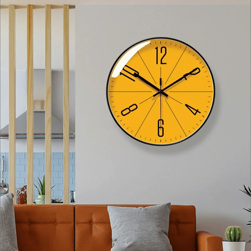 Silent Scandinavian Wall Clock, 25 to 35 cm