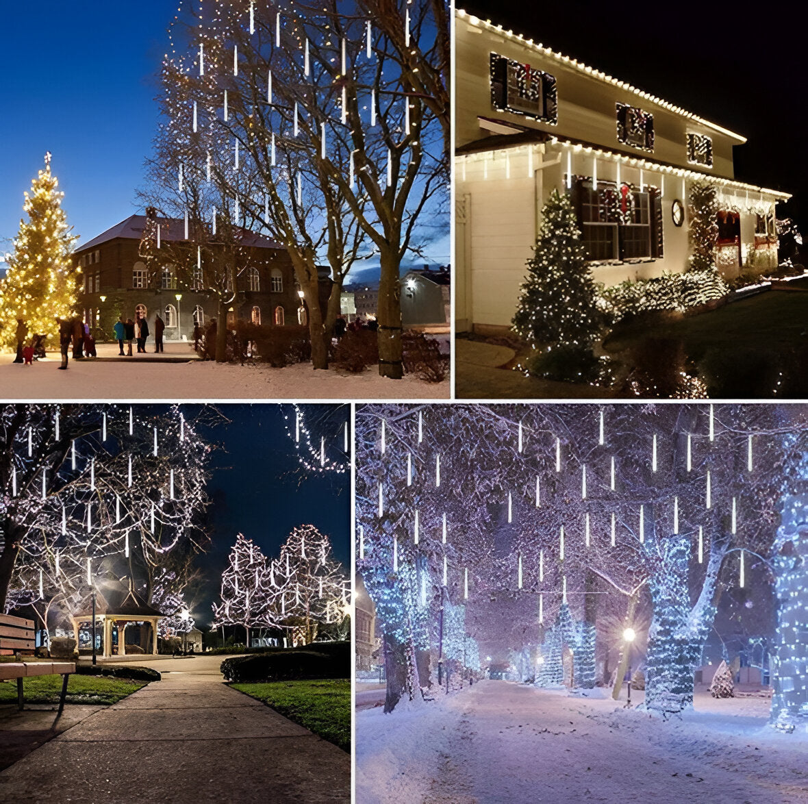 Guirlande Lumineuse Effet Chute de Neige