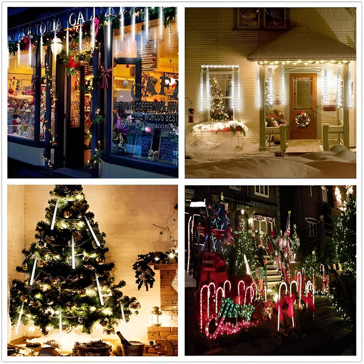 Guirlande Lumineuse Effet Chute de Neige