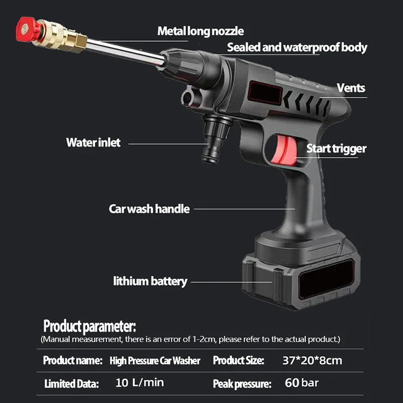 High-Pressure Water Gun for Car Washing
