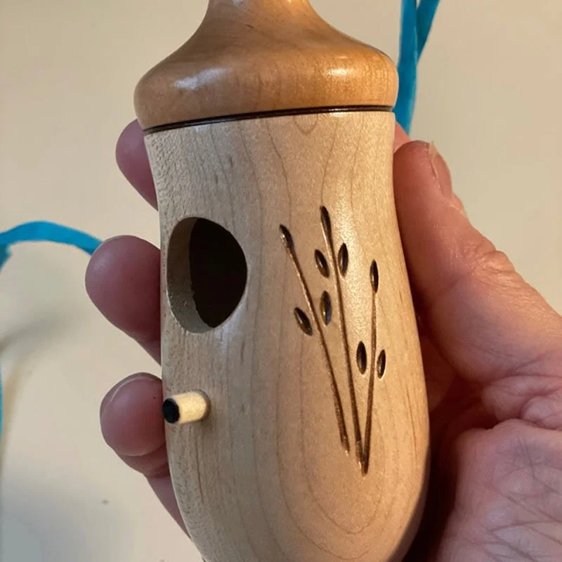 Wooden Hummingbird Nest Box