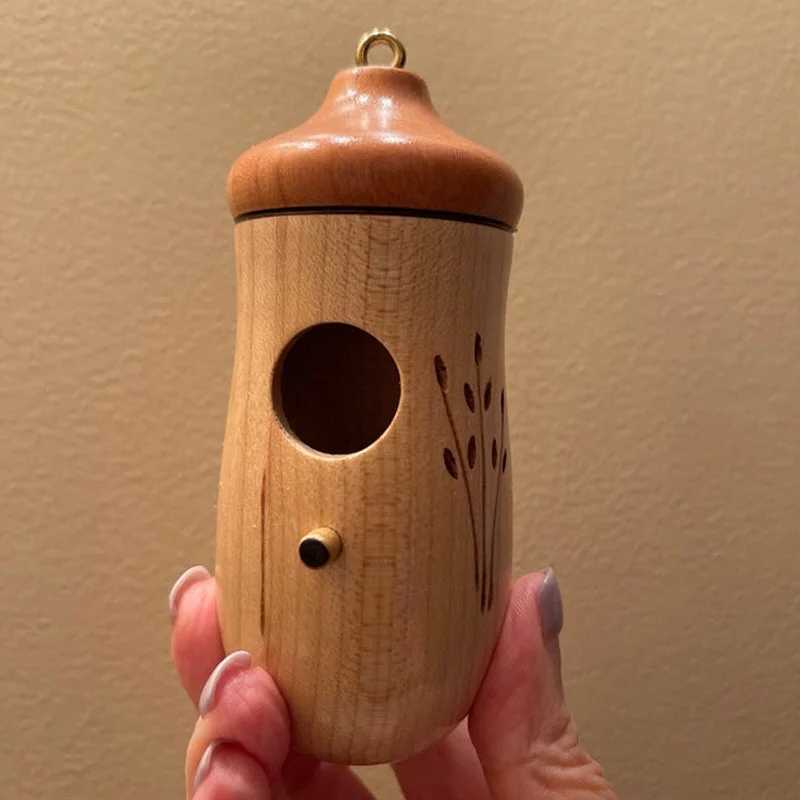 Wooden Hummingbird Nest Box